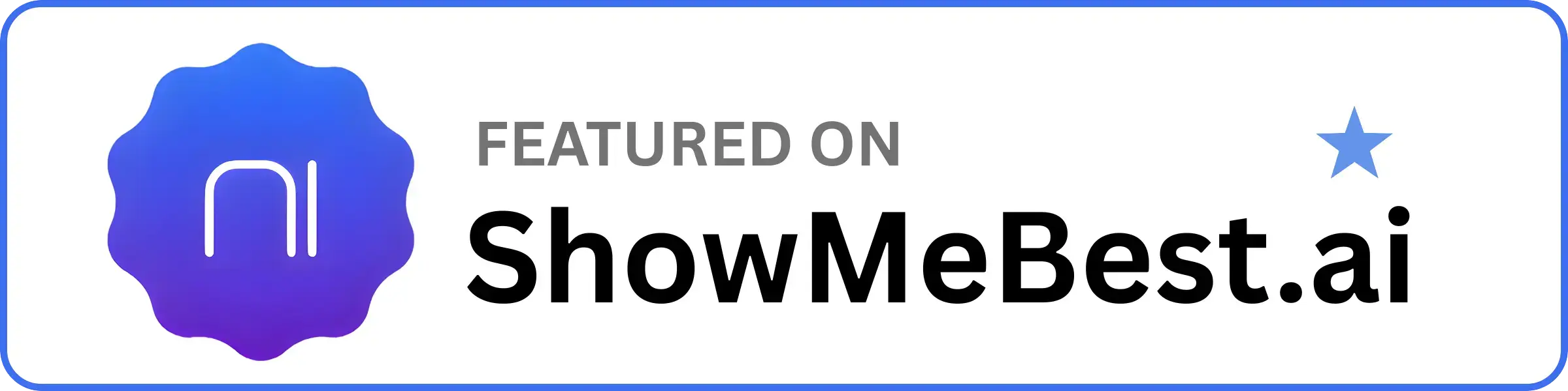 Featured on ShowMeBestAI